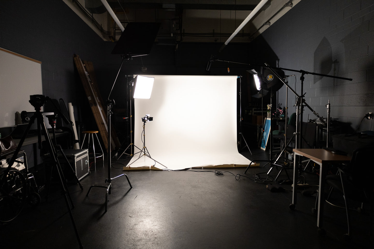 Photography in studio